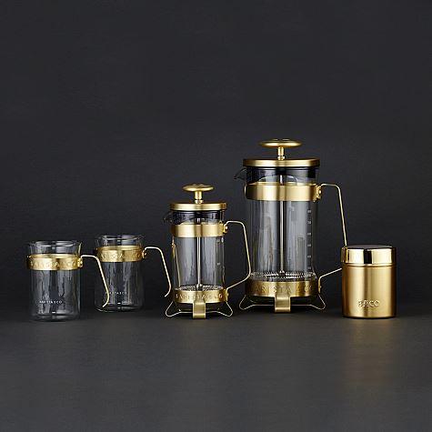 Cafetera Prensa Francesa para 8 tazas Dorado Electric BARISTA & CO- Depto51