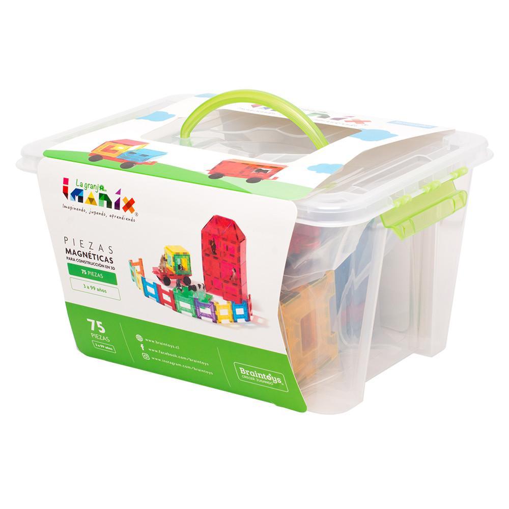 Set Imanix 75 Piezas BRAINTOYS- Depto51
