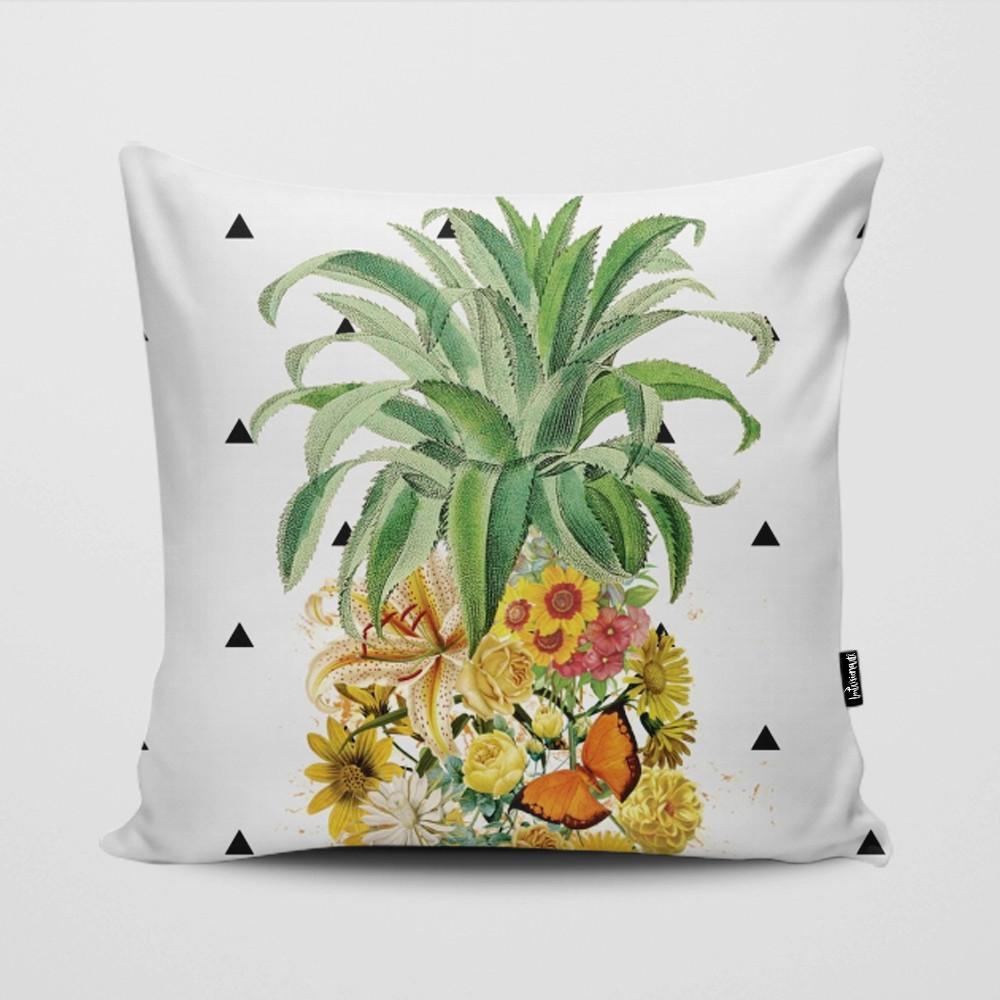Funda de Cojín Piña Floral GALERIA IMPRESIONARTE- Depto51