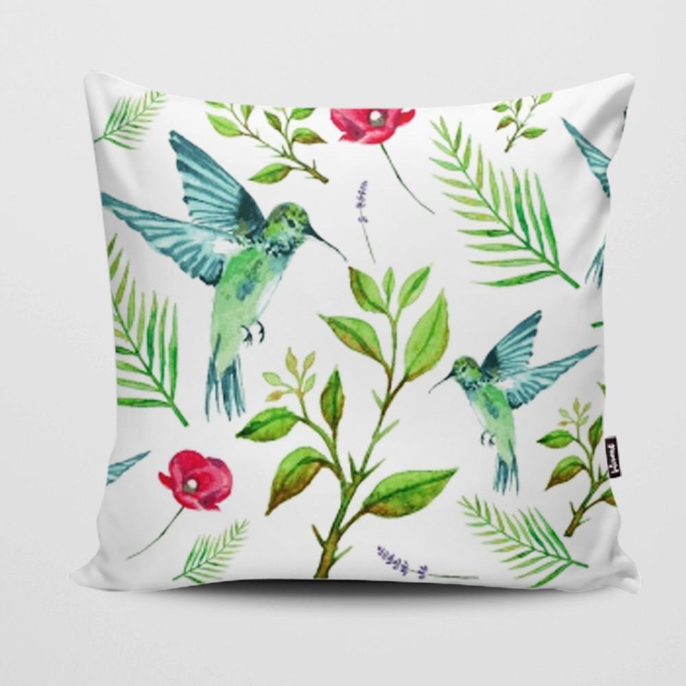 Funda de Cojín Leave, Birds And Flowers GALERIA IMPRESIONARTE- Depto51