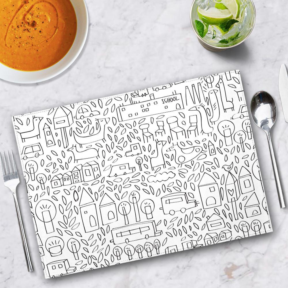 Set 4 individuales Neighborhood GALERIA IMPRESIONARTE- Depto51