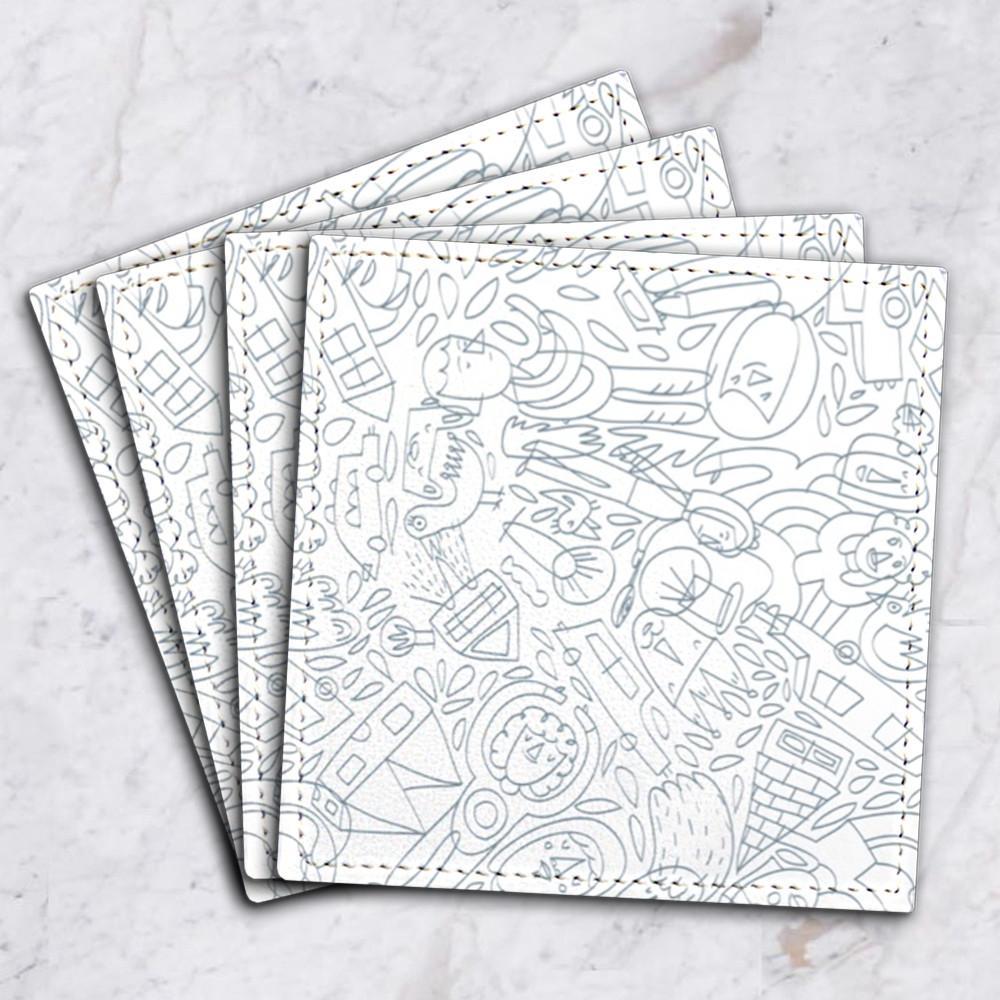 Set 4 posavasos Friends GALERIA IMPRESIONARTE- Depto51