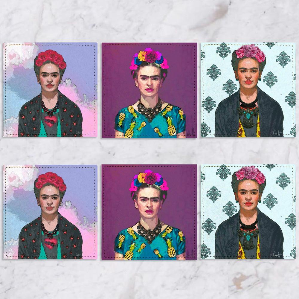 Set de 6 Posavasos Trendy Frida GALERIA IMPRESIONARTE- Depto51