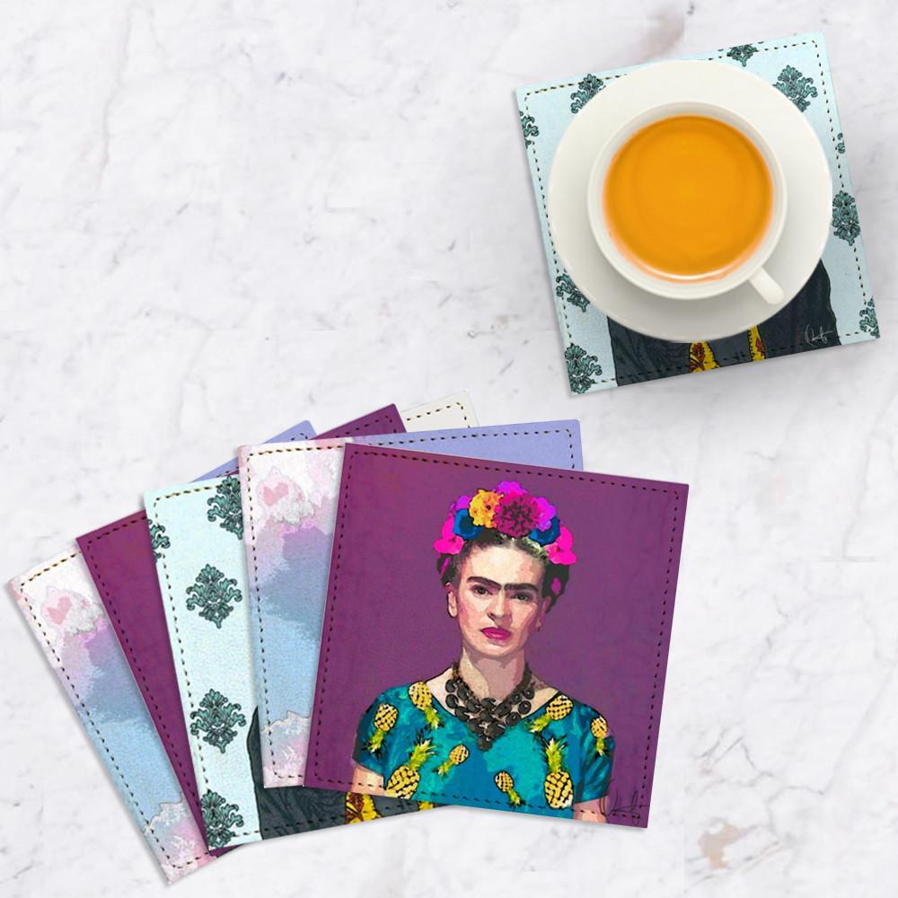 Set de 6 Posavasos Trendy Frida GALERIA IMPRESIONARTE- Depto51