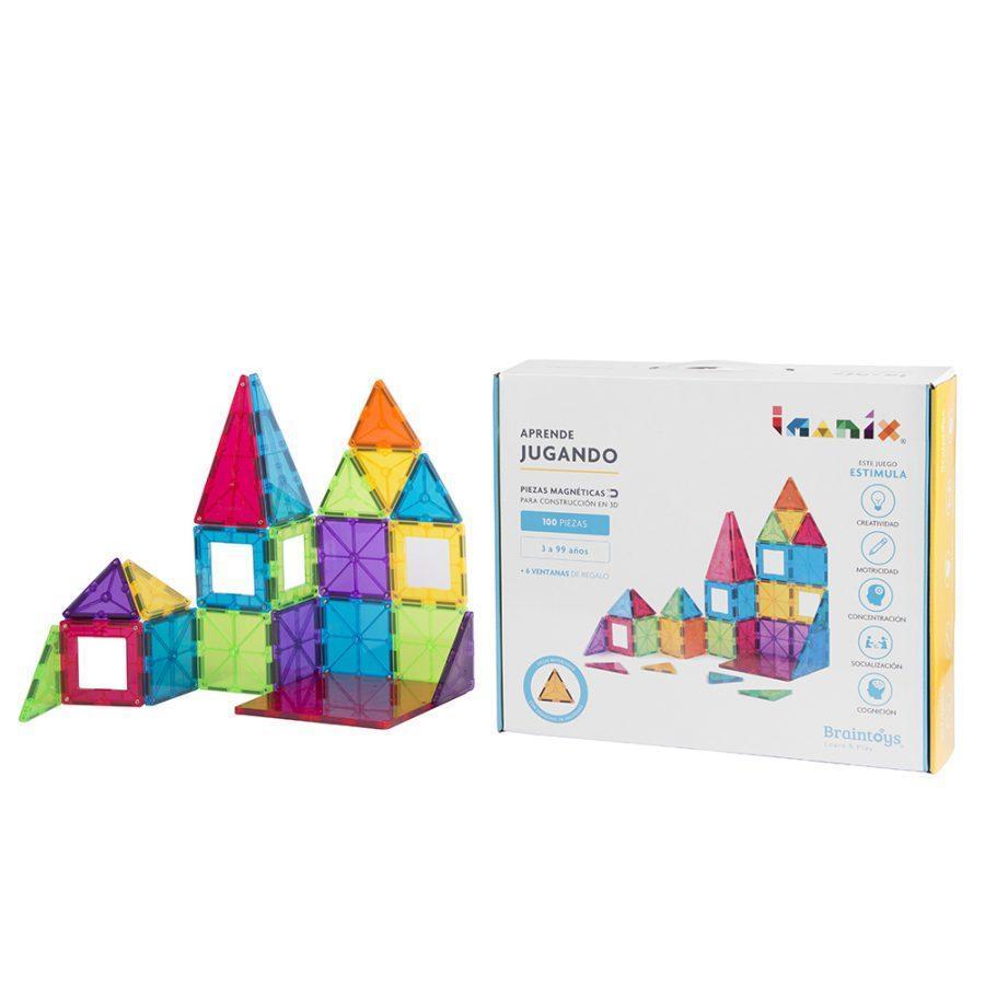 Set Imanix 100 Piezas + 6 piezas de regalo BRAINTOYS- Depto51
