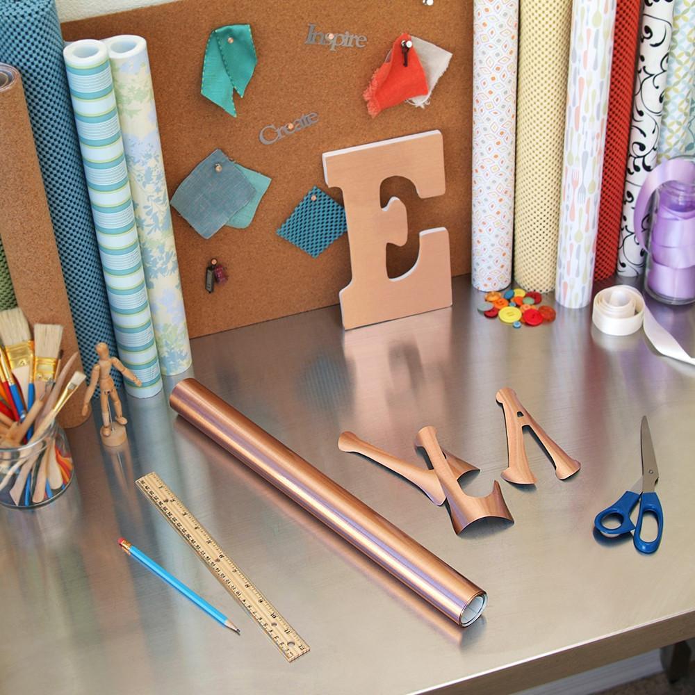 Papel Autoadhesivo Plateado CONTACT- Depto51