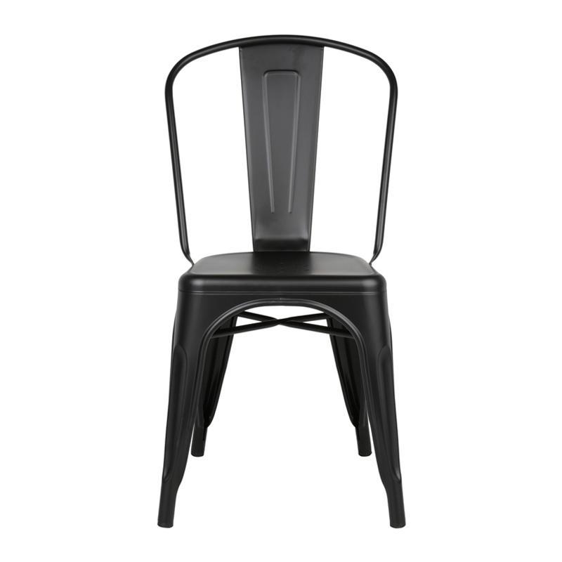 Silla Tolix Réplica Negra REMATIME- Depto51