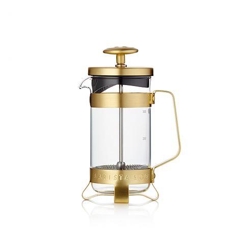 Cafetera Prensa Francesa para 3 tazas Dorado Electric BARISTA & CO- Depto51
