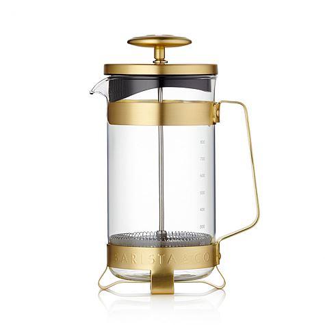 Cafetera Prensa Francesa para 8 tazas Dorado Electric BARISTA & CO- Depto51