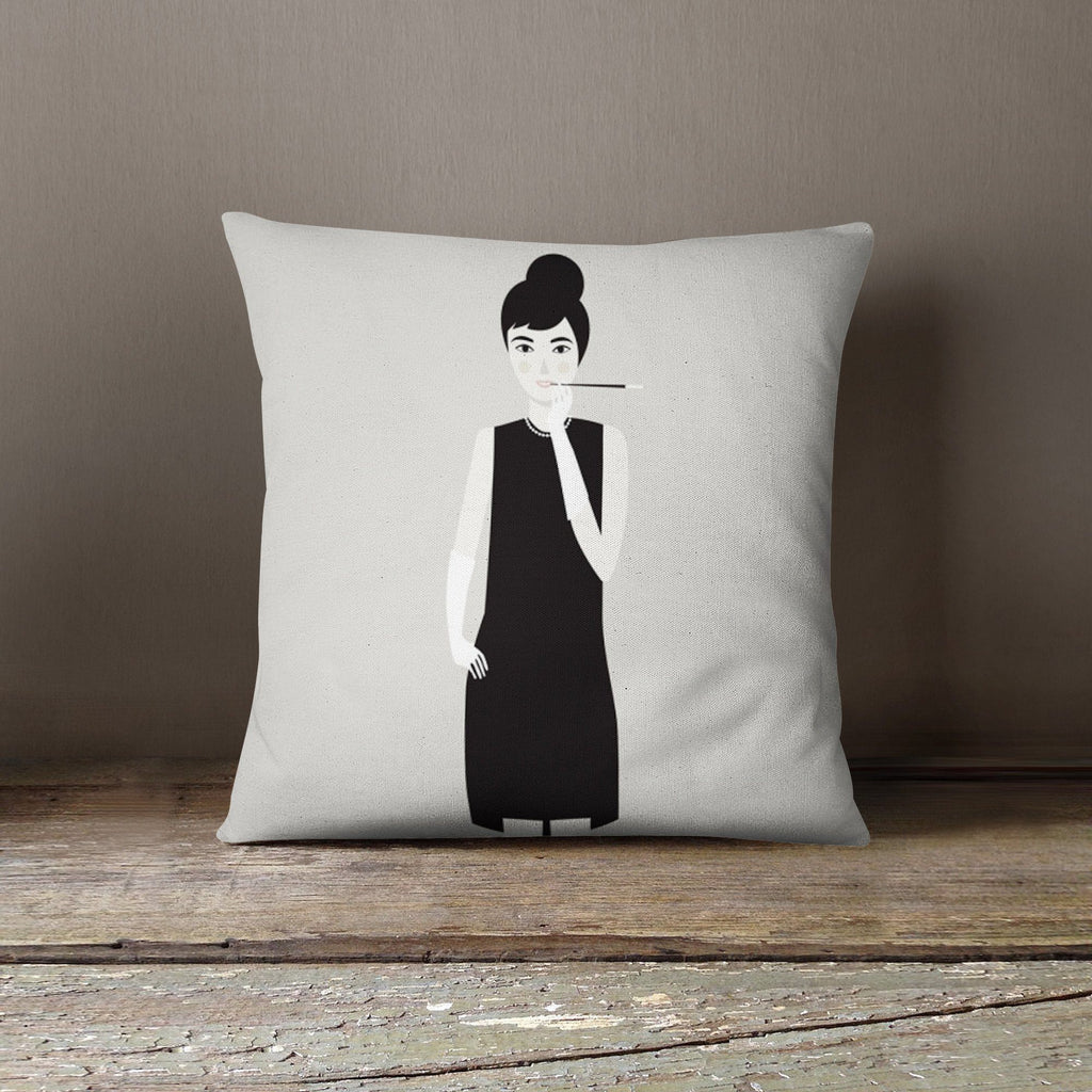 Funda de Cojín Audrey Hepburn GALERIA IMPRESIONARTE- Depto51